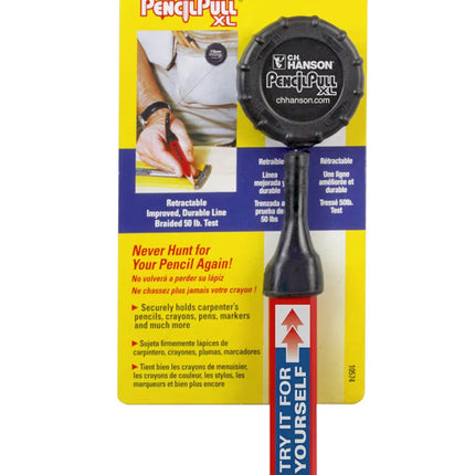 CH Hanson Retractable Pencil Pull XL Carpenter Crayon Marker Pen Holder