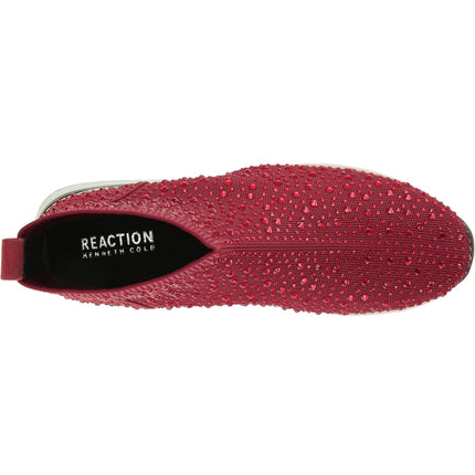 Reaction Kenneth Cole Women’s Sparkling Red Knit Sneakers - New Without Box, Size 6