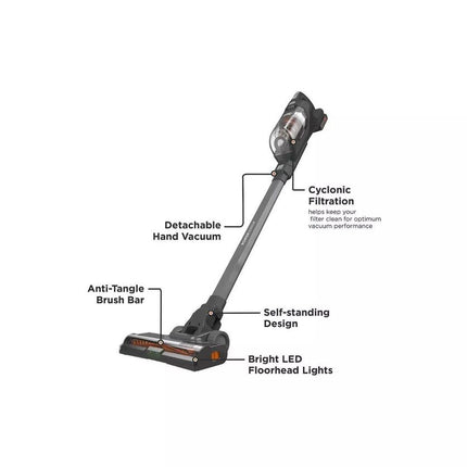 Black+Decker PowerSeries+ Cordless Stick Vacuum - Used
