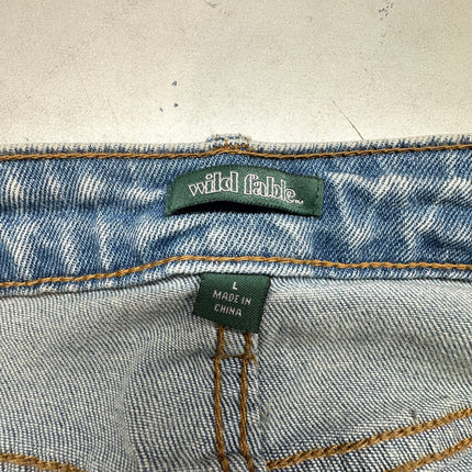 Wild Fable Women’s Denim Cargo Skirt, Size L, New Without Tags