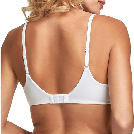 Maidenform Women’s Comfort Devotion Demi T-Shirt Bra, White/Stone, Size 32C - New