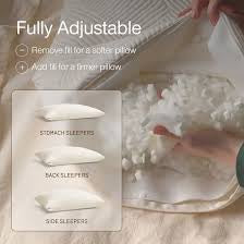 Coop Home Goods Adjustable Latex Pillow Queen - Natural Cooling