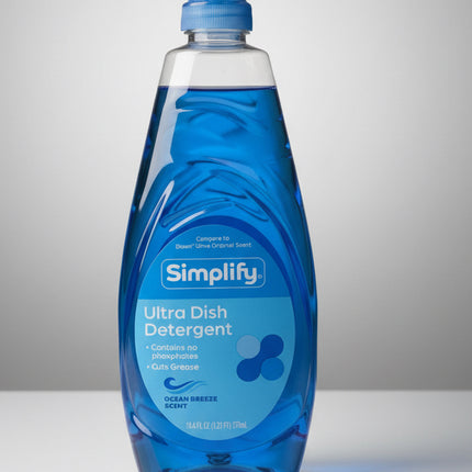 Rite Aid Simplfy Dish Detergent Liquid Ocean Breeze - 19.4z