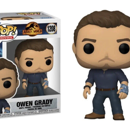 Owen Grady Funko Pop! #1208 – Jurassic World Movie Vinyl Figure - New