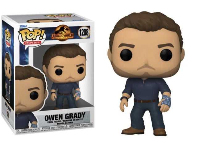 Owen Grady Funko Pop! #1208 – Jurassic World Movie Vinyl Figure - New