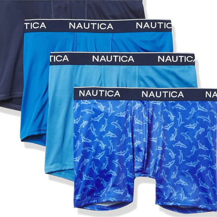 Nautica Men’s Boxer Briefs 4-Pack, comfortable and stylish underwear in various colors”