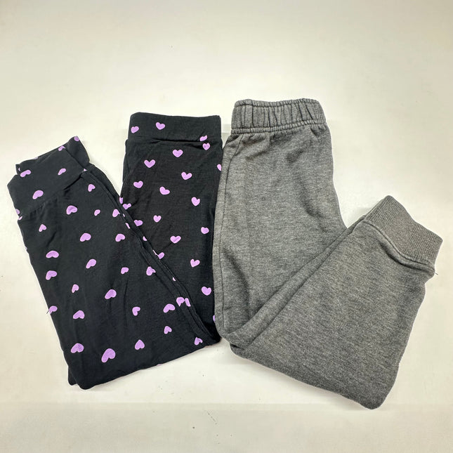 Baby Girls’ 2-Pack Heart Print Leggings & Joggers Size 4T - New