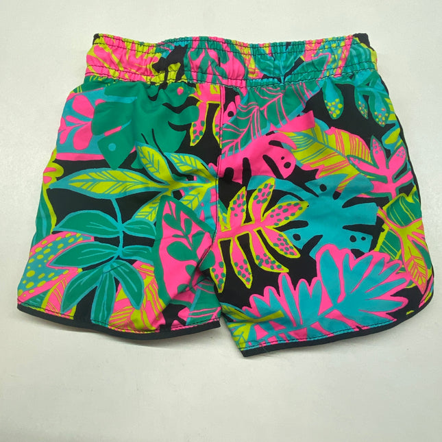 Cat & Jack Tropical Print Swim Trunks, New Without Tags, Size 2T