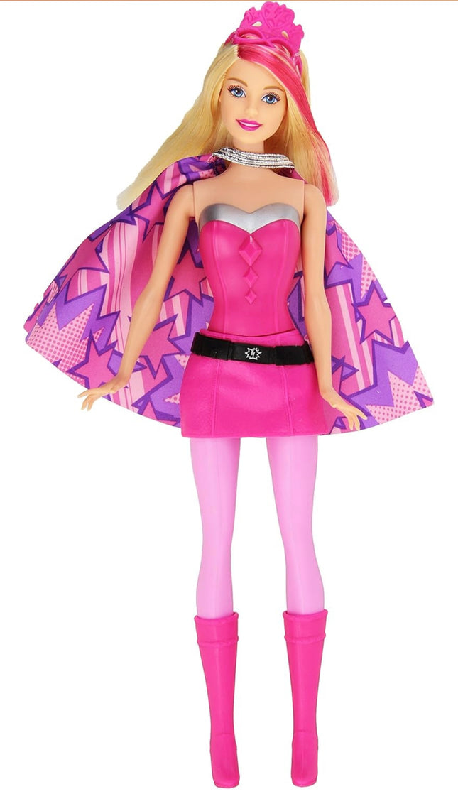 Barbie Princess Power Superhero Doll with Cape - New