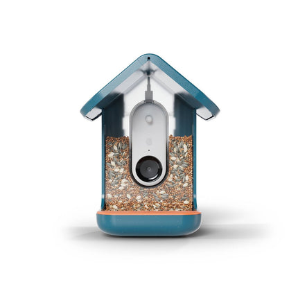 BIRD BUDDY® Original Solar Bird Feeder with Camera Blue New