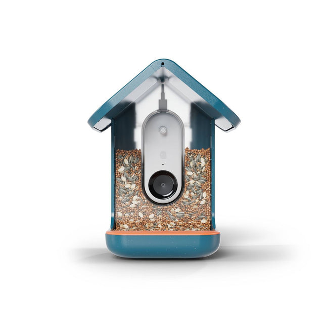 BIRD BUDDY® Original Solar Bird Feeder with Camera Blue New