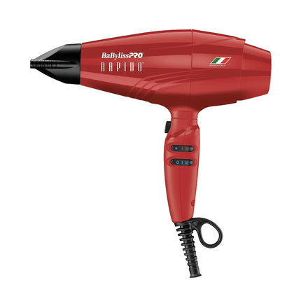 BaBylissPRO Nano Titanium Italian Rapido Hair Dryer - Professional, Lightweight 2000 Watt (New)
