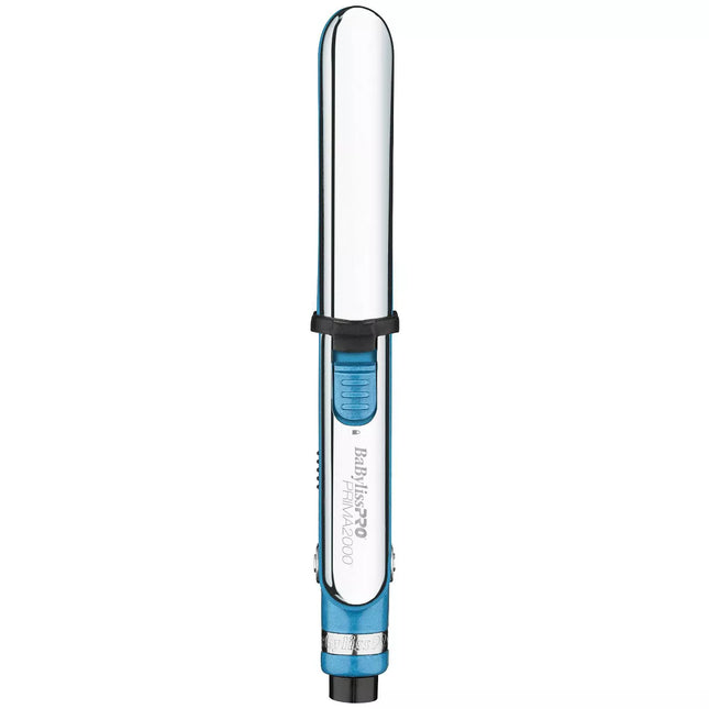 BaBylissPRO Nano Titanium Prima2000 Stainless Steel Mini Straightening Flat Iron - Blue, 0.75" (New)