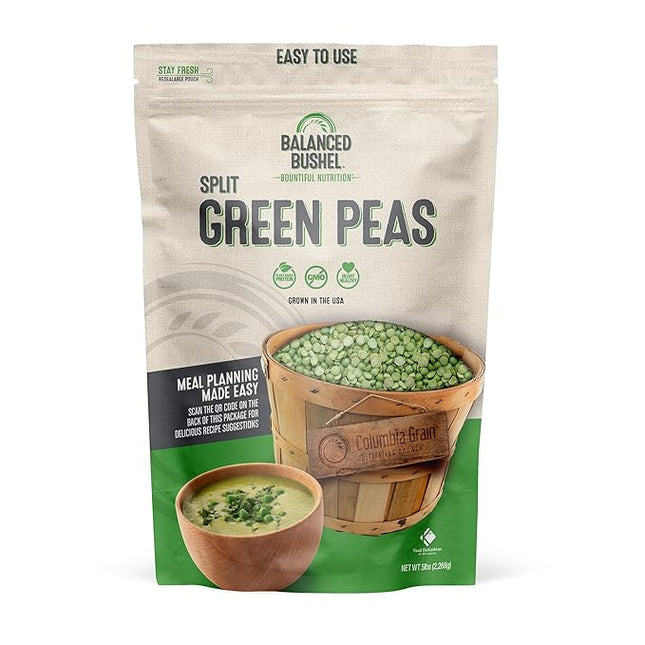 Balanced Bushel Split Green Peas - 80 oz Bag