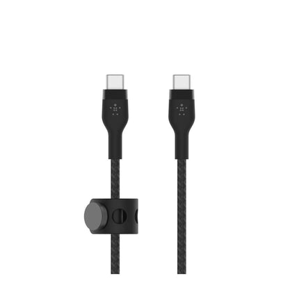 Belkin BoostCharge Pro Flex USB-C Cable with USB-C Connector + Strap, 10 ft (New)