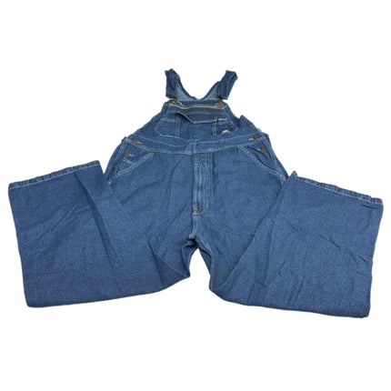 Berne Workwear Unlined Bib Overall Denim Size 38x28 New
