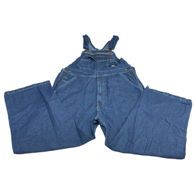 Berne Workwear Unlined Bib Overall Denim Size 38x28 New
