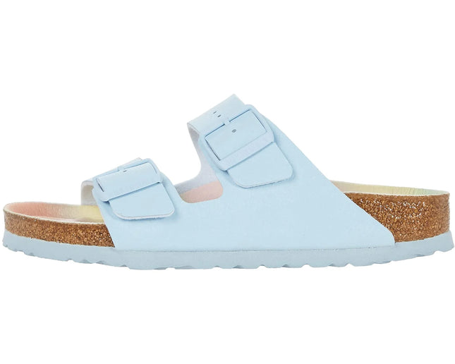 Birkenstock Arizona Vegan Sandals Iridescent Sky Size 7 Women’s New