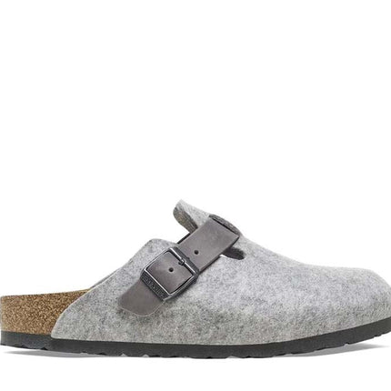 Birkenstock Boston Clogs Natural Leather Brown Size 5 Women’s New