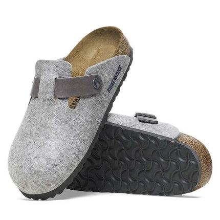 Birkenstock Boston Clogs Natural Leather Brown Size 5 Women’s New