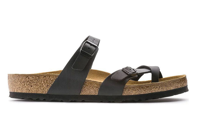 Birkenstock Mayari Sandals Black Birko-Flor Size 6 Women’s New
