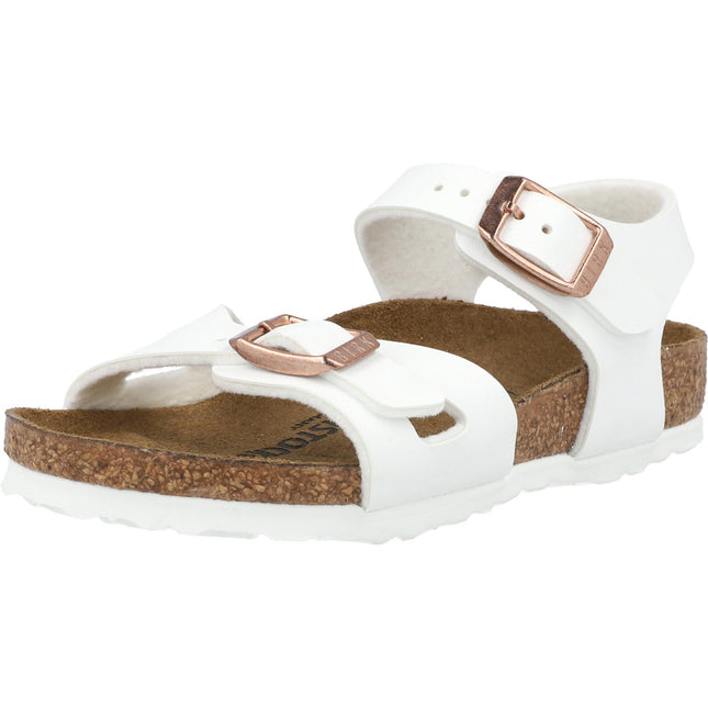 Birkenstock Rio Sandals White Size 6 Toddler Kids New