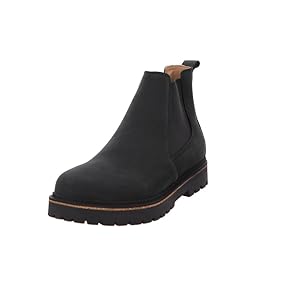 Birkenstock Stalon Leather Boots Black Size 10 Men’s New