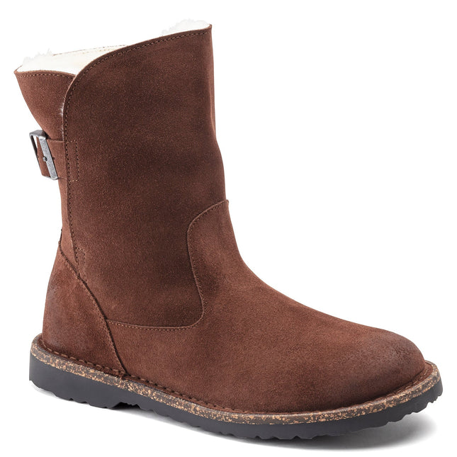 Birkenstock Uppsala Shearling Suede Boots Espresso Size 8 Women’s New

