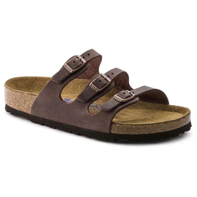 Birkenstock Women’s Florida Soft Footbed Sandals Habana Size 5 New Without Box
