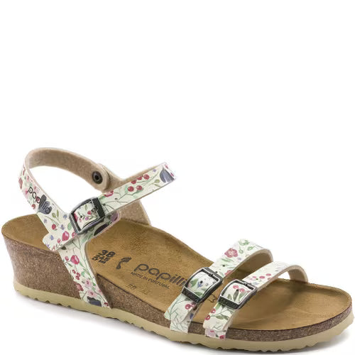 Birkenstock Women’s Lana Sandals Meadow Flowers Beige Size 10 New Without Box