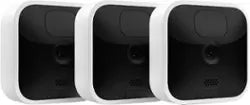 Blink Indoor (3rd Gen) Wireless 1080p Security Camera System – 3 Pack – White – New