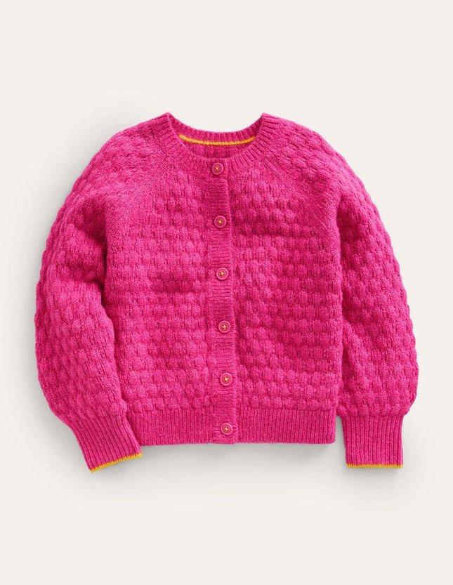 Bobble Stitch Cardigan Pink Size 5–6Y New Without Tags