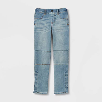 Boys' Adaptive Jeans - Cat & Jack™, Light Wash, New

