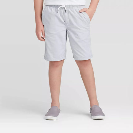 Boys' Light Grey Playwear 'At the Knee' Pull-On Shorts - Cat & Jack™, New

