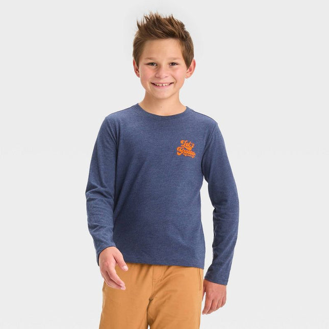 Boys' Long Sleeve 'Let's Groove' T-Shirt - Cat & Jack™, New
