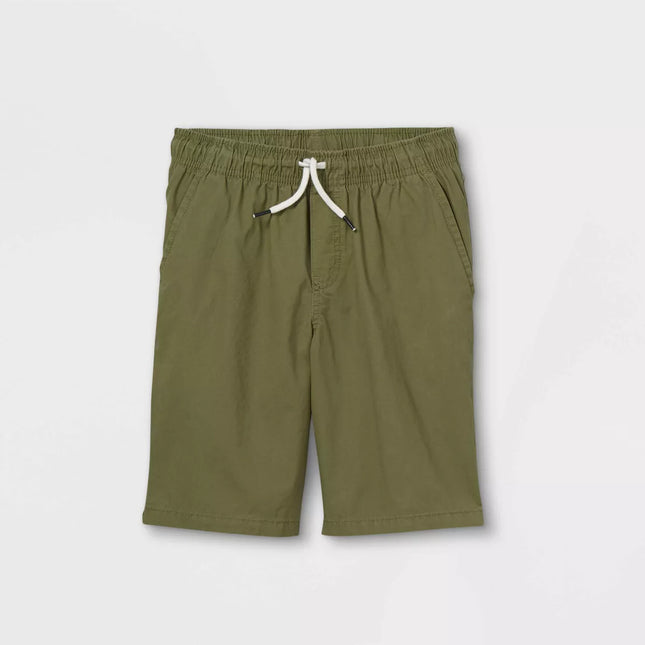 Boys' Olive Green Playwear 'At the Knee' Pull-On Shorts - Cat & Jack™, New

