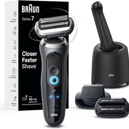  Braun Electric Shaver for Men, Series 7 7185cc,