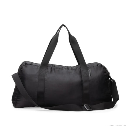 Brookstone Men’s Lightweight Water-Resistant Travel Duffel Bag 21"x11"x7.5" – Black – New