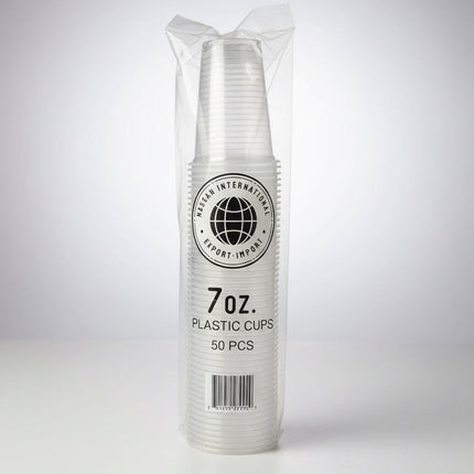 50 Count 7 Oz. Plastic Drinking Cups