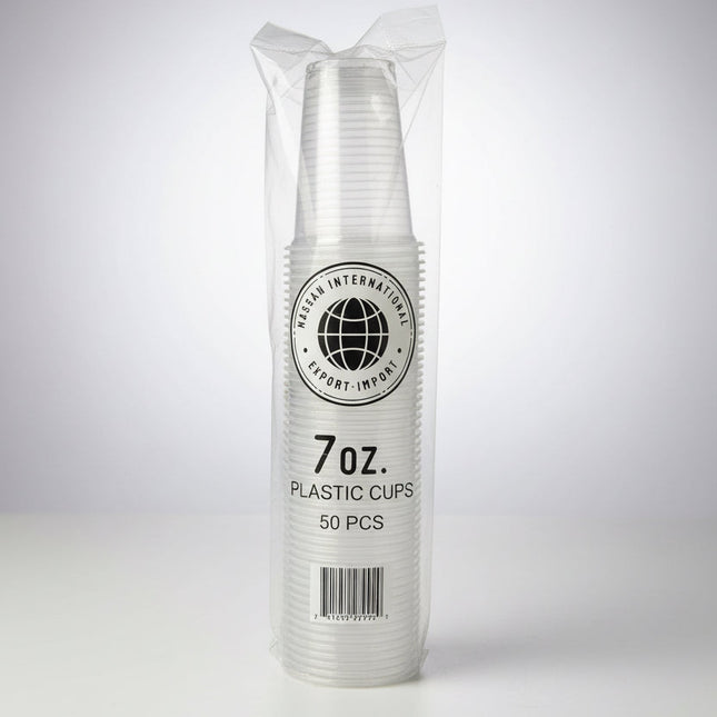 50 Count 7 Oz. Plastic Drinking Cups