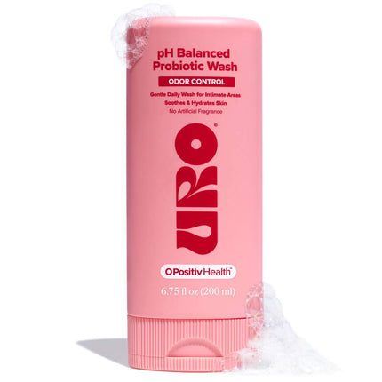 O Positiv URO pH Balanced Probiotic Wash for Intimate Odor Control 6.75 OZ