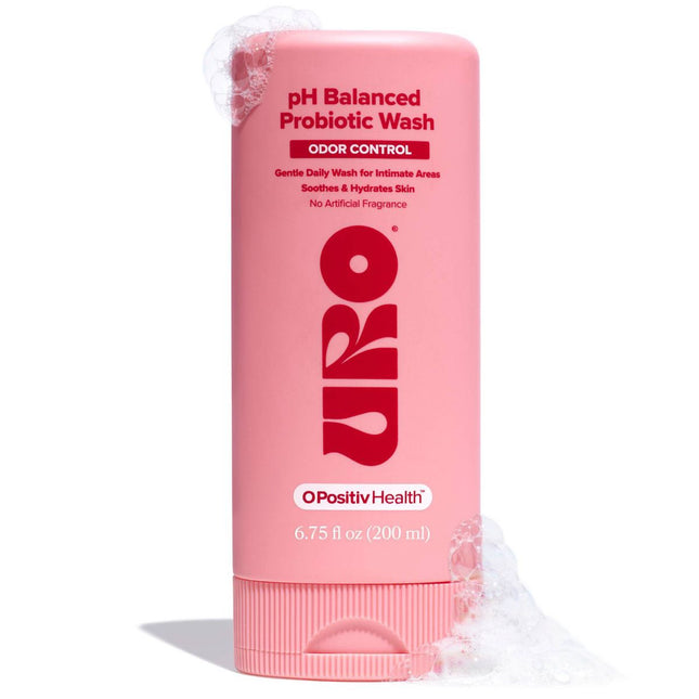 O Positiv URO pH Balanced Probiotic Wash for Intimate Odor Control 6.75 OZ