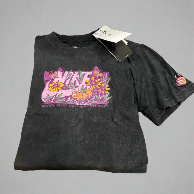 Nike Girls’ Graphic T-Shirt - Black - Size S