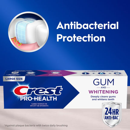 Crest Pro-Health Gum Detoxify Gentle Whitening Toothpaste - 4.8oz