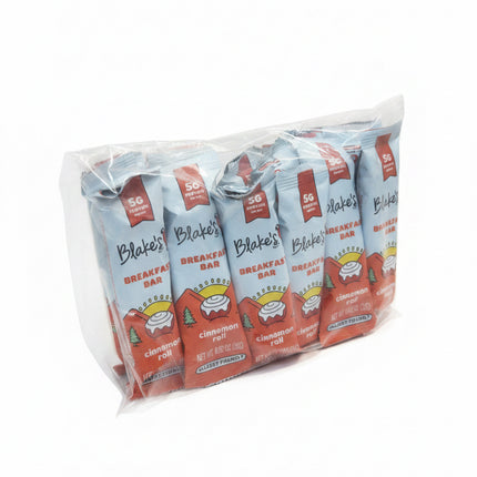 Blake’s Beeakfast Bars Cinnamon Roll - 12 Count. 5 G Protein 02/2027