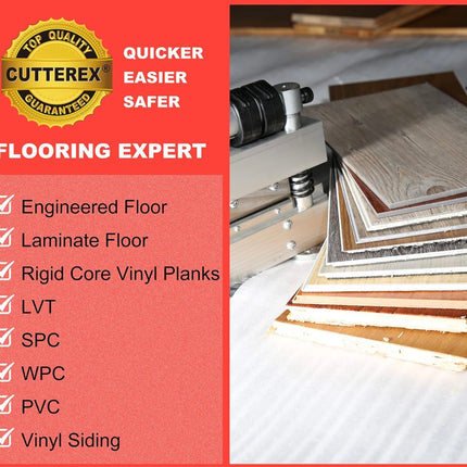 CUTTEREX 13” Professional Laminate Floor Cutter - Open Box