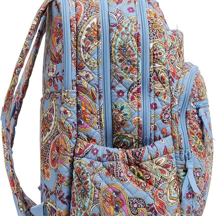 Vera Bradley Women's Cotton Campus Backpack Provence Paisley
