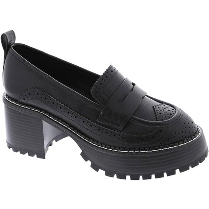 MIA Women’s Black Chunky Platform Loafers - New Without Box - Size 8.5