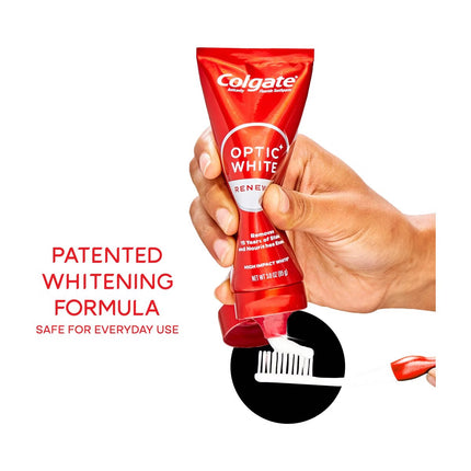 Colgate Optic White Renewal Teeth Whitening Toothpaste 3 Oz - Exp. 03/2027