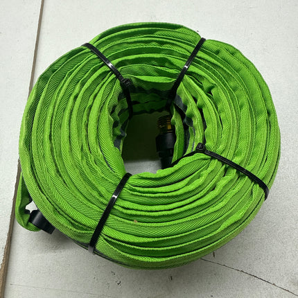HydroTech FlatJacket 5/8" 50 ft Garden Hose with Patented Force Control Technology (Without the Box)